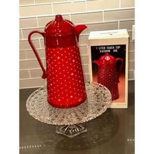 Red Polka Dot 1 Liter Touch Top
Vacuum Jug